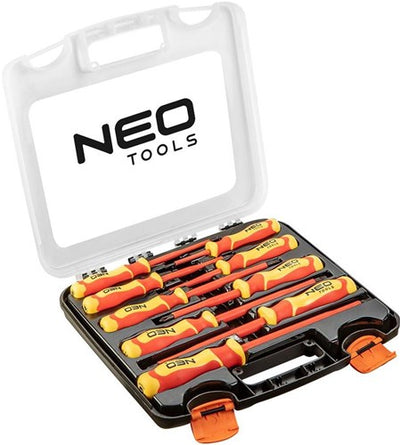 Juego de destornilladores Neo 9 piezas 1000v en estuche - 6460190