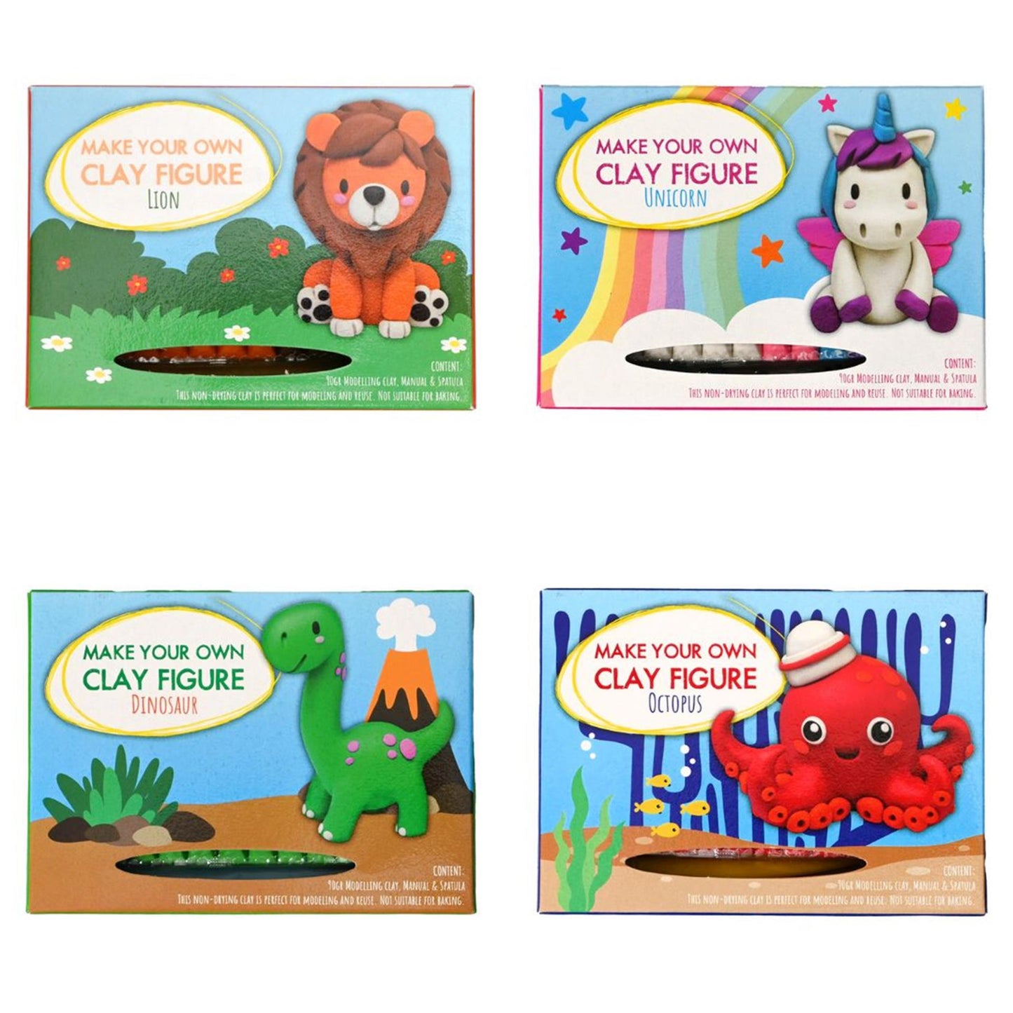 Haz tu propio set de figuras de arcilla.