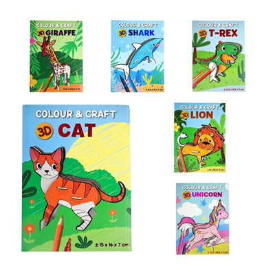 Colorea y crea tu propio animal en 3D