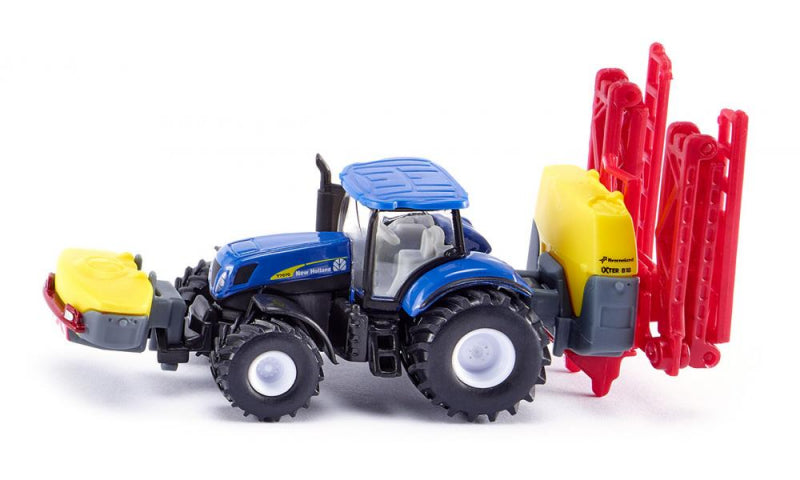 Trattore Siku New Holland con Kverneland