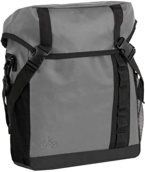 Acqua di carbonio per biciclette -Borsa a tracolla in bicicletta Repellente 12L Grigio