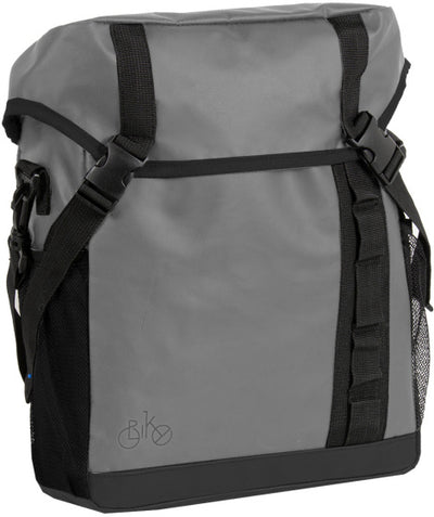 Acqua di carbonio per biciclette -Borsa a tracolla in bicicletta Repellente 12L Grigio