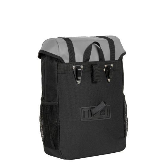 Acqua di carbonio per biciclette -Borsa a tracolla in bicicletta repellente 24L grigio