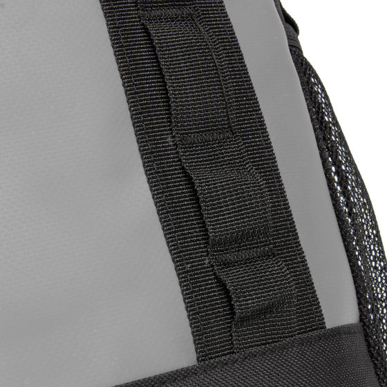 Acqua di carbonio per biciclette -Borsa a tracolla in bicicletta repellente 24L grigio