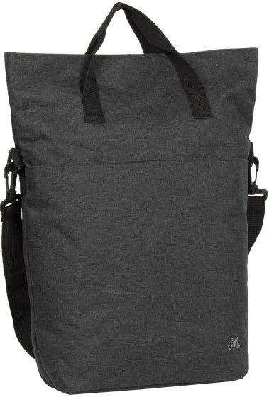 Borsa per biciclette per acquirente per biciclette con gambo con spalla Nylon 12L Black