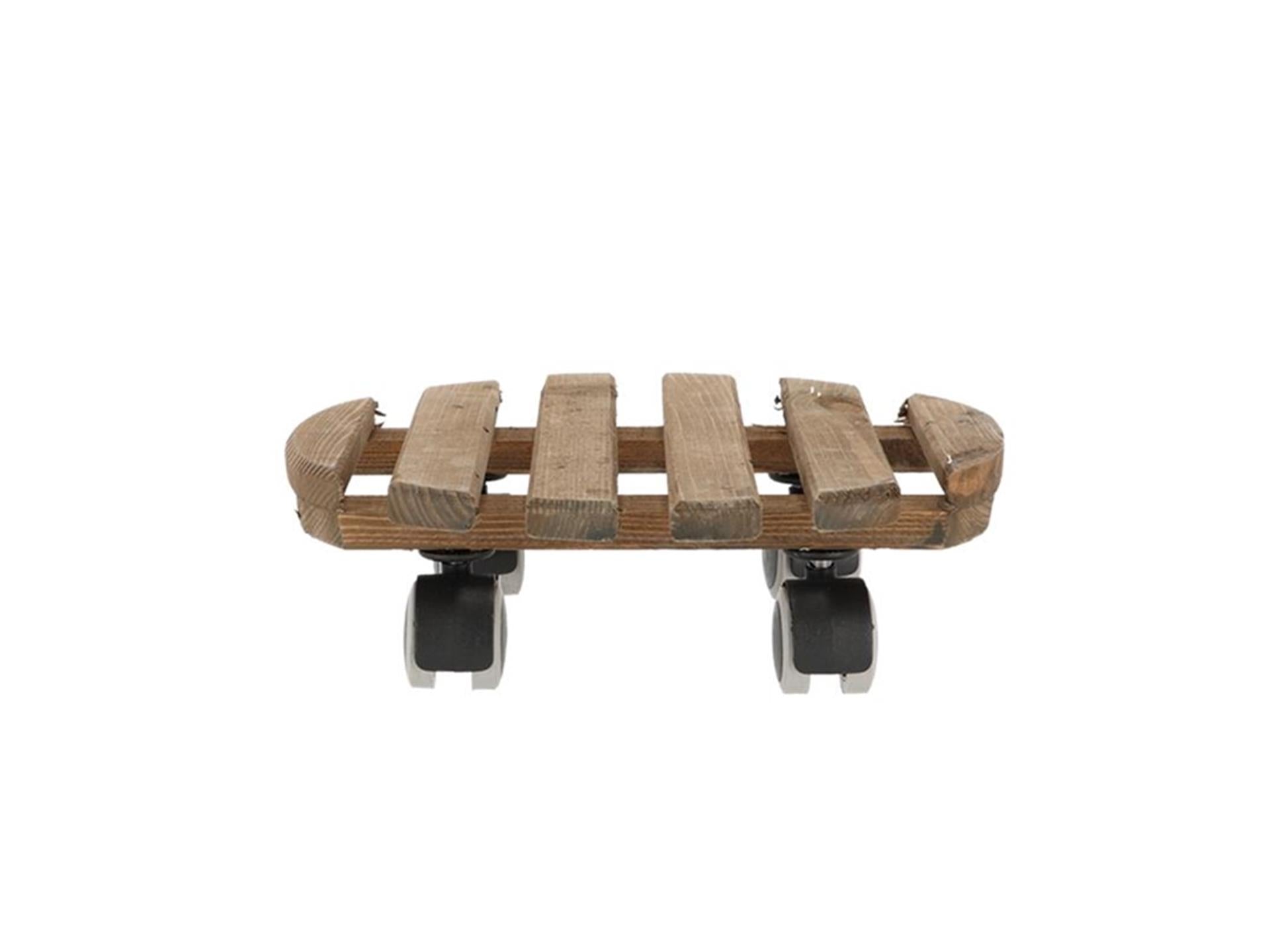 Carrello per piante Esschert design marrone ø29