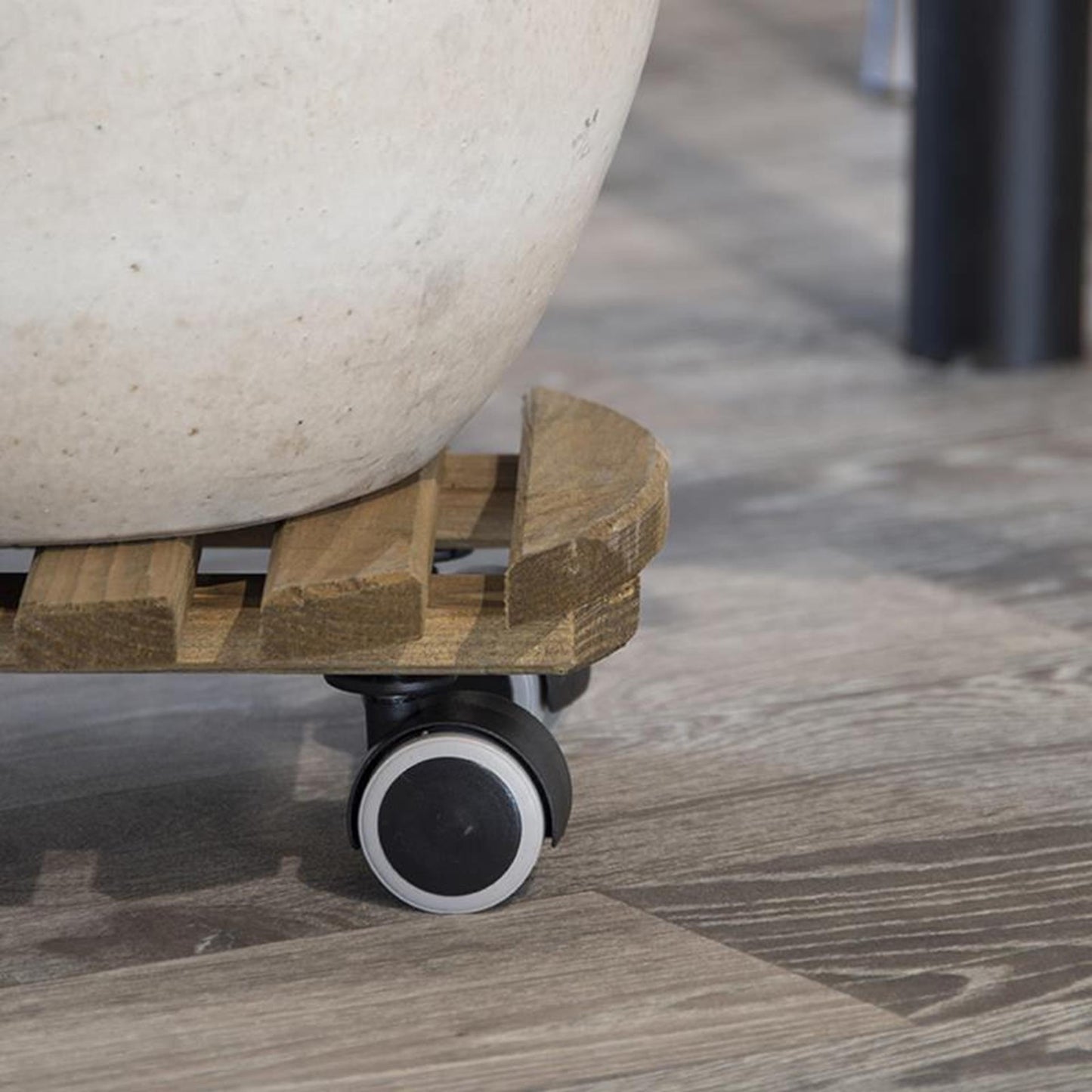 Carrello per piante Esschert design marrone ø29