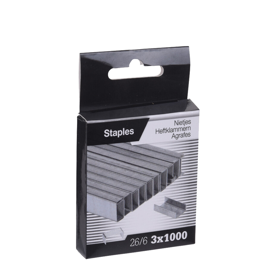 Punti metallici 26 6 3000 pezzi