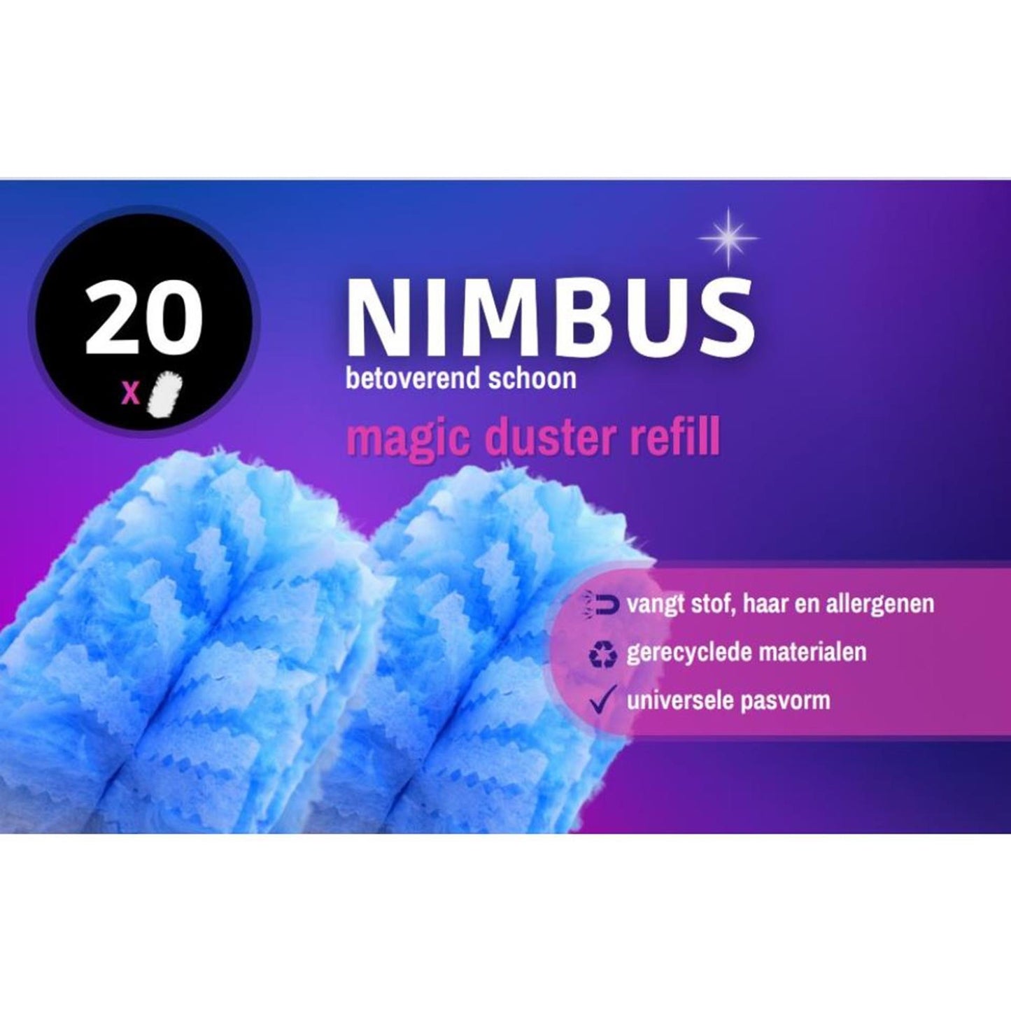 Nimbus magic duster refill 20 navullingen