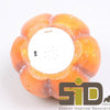 Calabaza decorativa inspirada en la temporada con iluminación LED h14cm