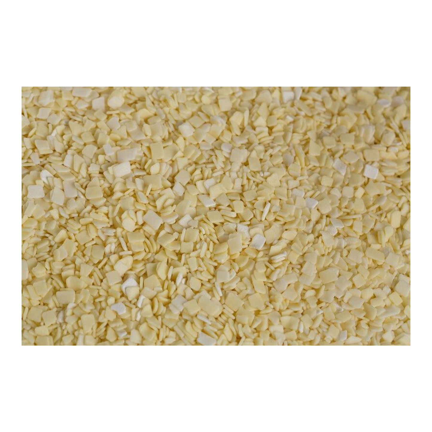Njoy pajetten witte chocolade (1500gr)