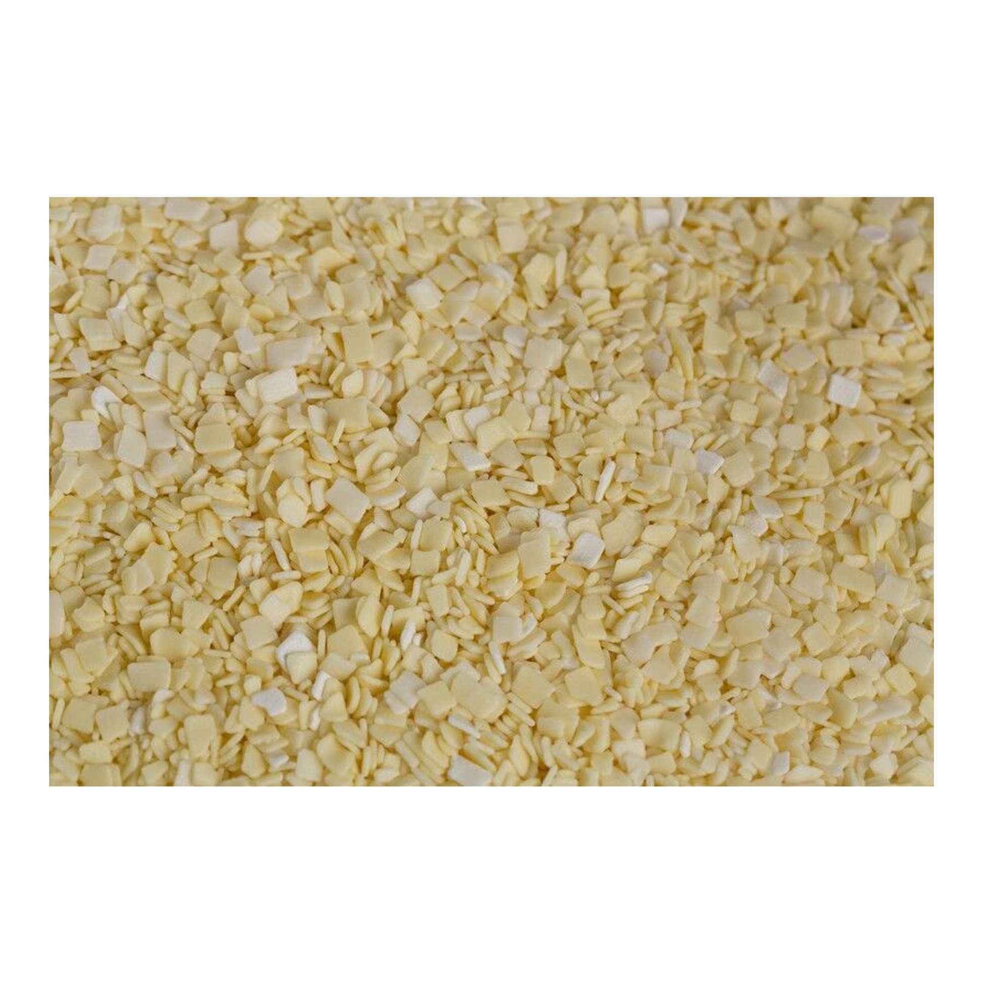 Njoy pajetten witte chocolade (1500gr)
