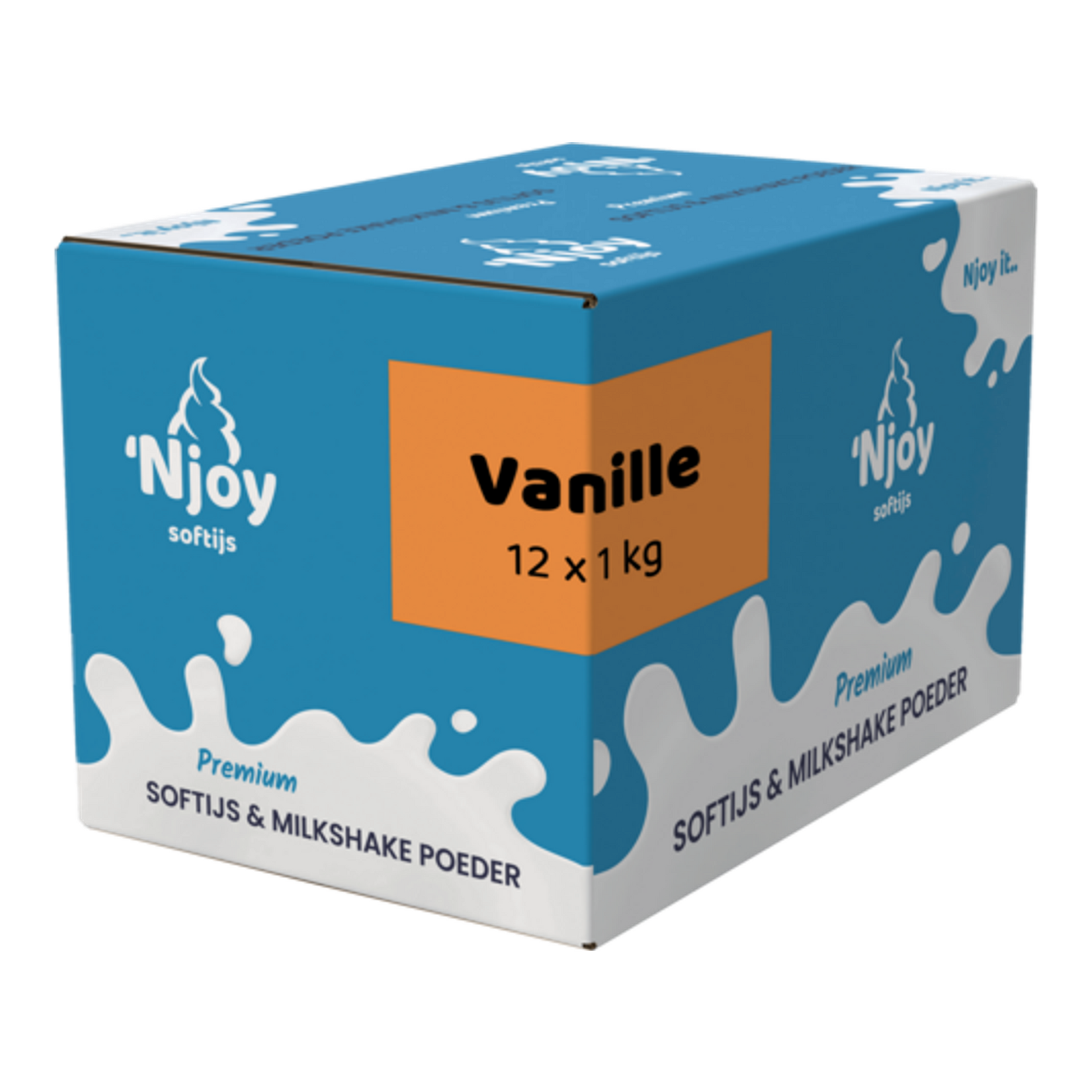 Preparato per gelato alla vaniglia Njoy (12x 1kg)