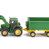 Siku 1843 john deere met aanhangwagen 1:87
