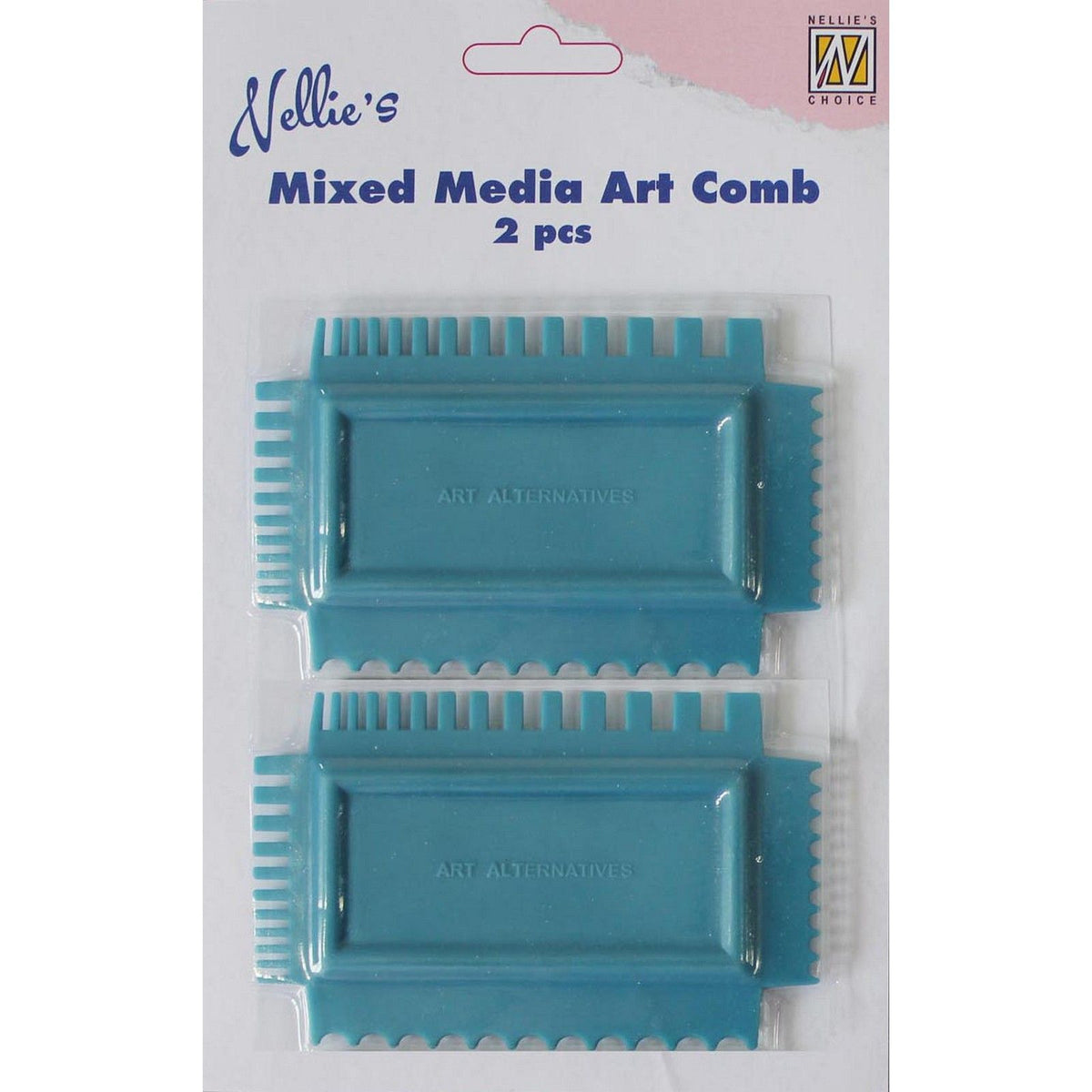 Nellie's choice • mixed media tools art comb (2pcs pkg)