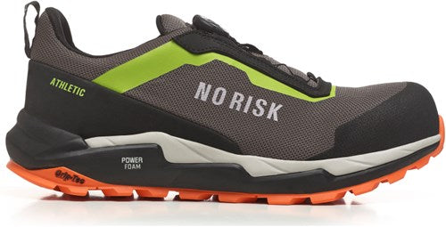 No risk athletic low fls orange green 1219.06 s3l | zwart | maat 36 - 5607421135363
