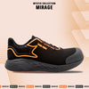 No risk mirage 1249.20 s1p | oranje zwart | maat 43 - 5607421014439