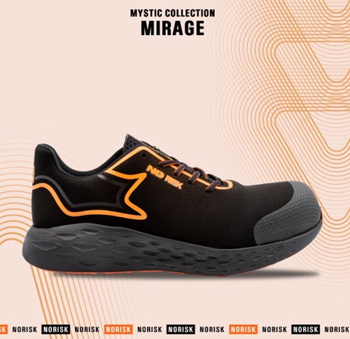 No risk mirage 1249.20 s1p | oranje zwart | maat 45 - 5607421014453