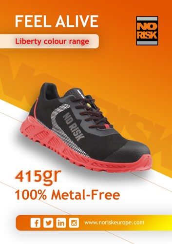 No risk red spider 1247.14 s3 | rood zwart | maat 40 - 00.071.049.40