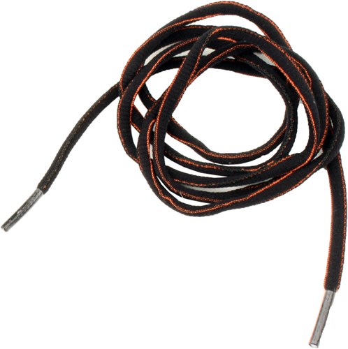Cordón sin riesgo naranja negro 155 cm | naranja negro | talla única - 5607421979158