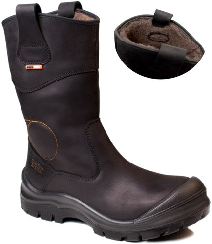 Stivale da lavoro senza rischi crowheart teddy foderato xw metal free s3 | nero | maat 40 - 00.071.030.40