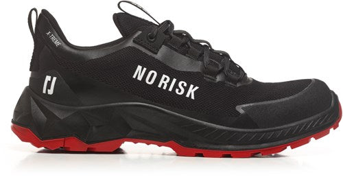No risk x-treme low black red 1557.10 s3l | zwart rood | maat 43 - 5607421133437