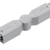Pezzo angolare nordico regolabile per. binario in alluminio 5050043