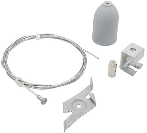 Juego de cables nórdicos para. carril trifásico gris longitud 150 cm