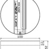 Nordic lival opbouwdoos 3-fasen spots zwart 5050421