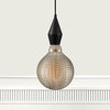 Nordlux globo led g125 e27 2-12w 2200k avra oro bambù - 2760220
