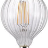 Enzo nordlux led globe g125 e27 2-15w 2200k avra helder gestreept - 2760320