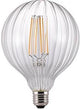 Enzo nordlux led globe g125 e27 2-15w 2200k avra helder gestreept - 2760320