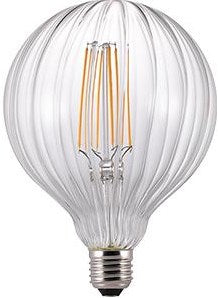 Nordlux LED Globo G125 E27 2-15W 2200K Avra Trasparente Striato - 2760320