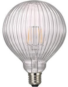 Nordlux globo led g125 e27 2-15w 2200k avra rayas claro - 2760260