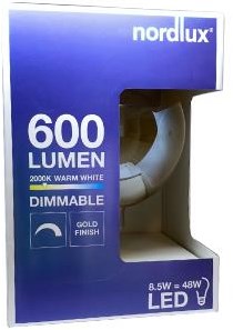 Enzo nordlux led globe g200 e27 8,5-48w 2000k filament spiraal gold dimbaar - 2760210