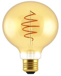 Enzo nordlux led globe g200 e27 8,5-48w 2000k filament spiraal gold dimbaar - 2760210