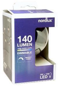 Nordlux LED Globo G95 E27 5-15W 1800K Filamento Spirale Grigio Dimmerabile - 2760110
