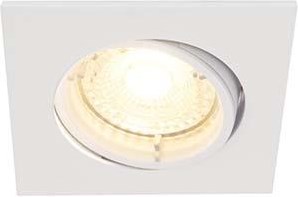 Nordlux Foco empotrable LED carina cuadrado blanco gu10 5w 3 unidades regulable 2700k - 4801290