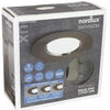 Enzo nordlux led inbouwspot mahi 8,5w geschuurd chroom ip65 - 4801476
