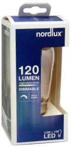 Nordlux LED ST64 E27 3,5-12W 1800K Retro Deco Oro Dimmerabile - 2760105