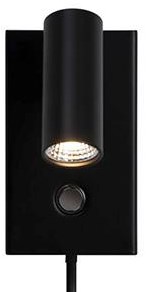 Lampada da parete Nordlux LED Omari 3,2W tocco nero - 4800438