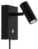 Lampada da parete Nordlux LED Omari 3,2W tocco nero - 4800438