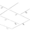 Nordlux Link Rail monofase 1,8 metri bianco incluso pezzo di collegamento - 5049119