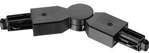 Conector de carril Nordlux link flexible negro monofásico - 5049230