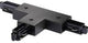 Nordlux link rail conector en T derecho negro monofásico - 5049270