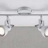 Enzo nordlux opbouw spot 2x gu10 aslak wit verstelbaar - 4800450