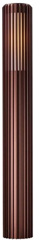 Nordlux lampione aludra e27 marrone ip44 95cm - 4800845