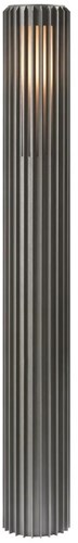 Nordlux lampione aludra e27 argento antracite ip44 95cm - 4800844