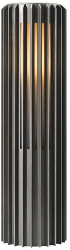 Nordlux lampione aludra e27 argento antracite ip44 45cm - 4800841
