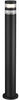 Nordlux lampione Birk e27 nero ip44 80cm - 4800835